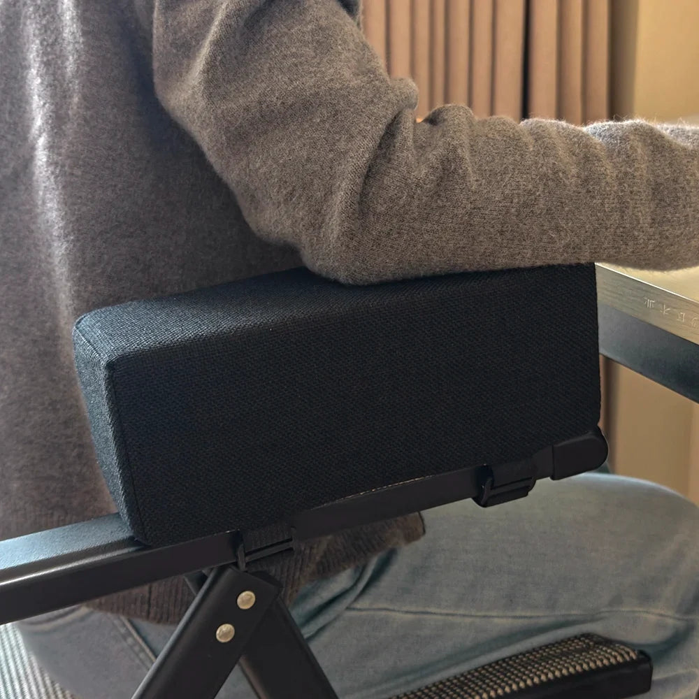 1pc Cotton Linen Foam Elbow Pillow Chair Armrest Pads Support Arm Rest for Office Chair Armrest Chair Cushion Pads Elbow Relief